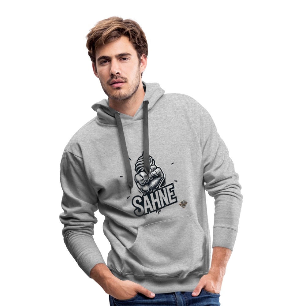 Männer Premium Hoodie - heather grey