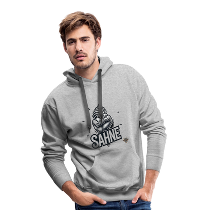 Männer Premium Hoodie - heather grey