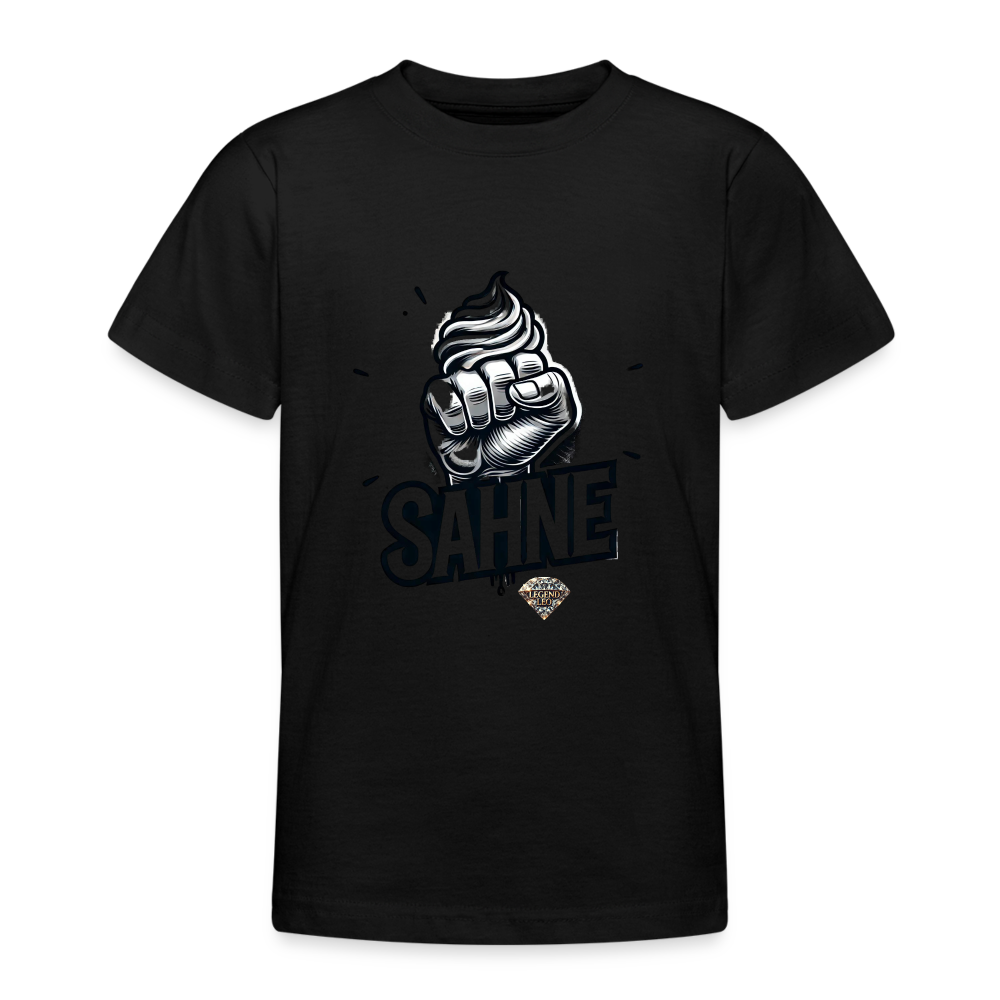 Teenager T-Shirt - Schwarz
