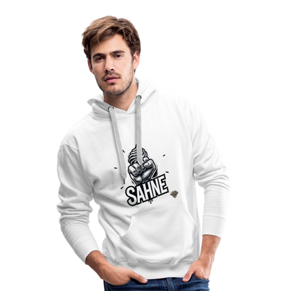 Männer Premium Hoodie - white