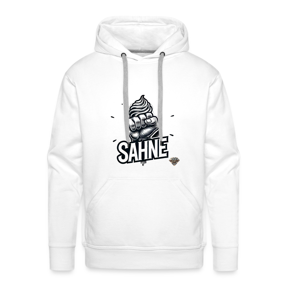 Männer Premium Hoodie - white