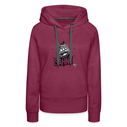 Frauen Premium Hoodie - Bordeaux