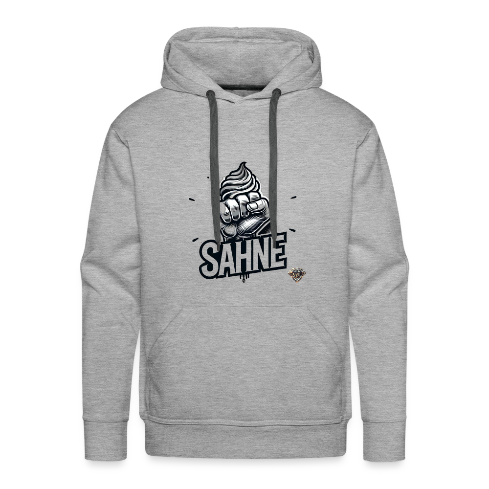 Männer Premium Hoodie - heather grey