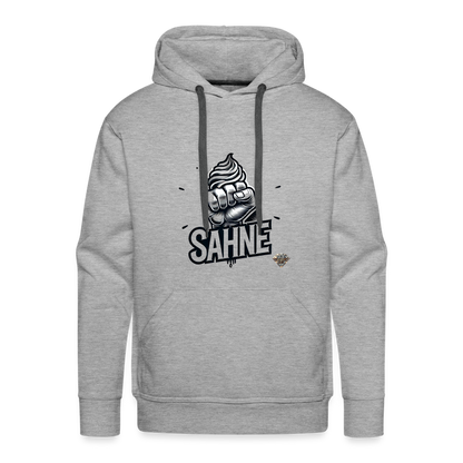 Männer Premium Hoodie - heather grey