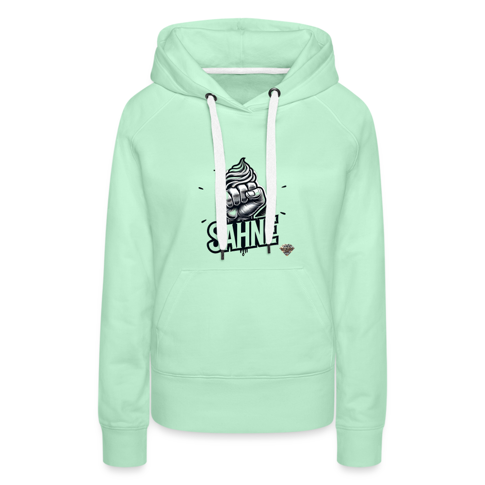 Frauen Premium Hoodie - helles Mintgrün