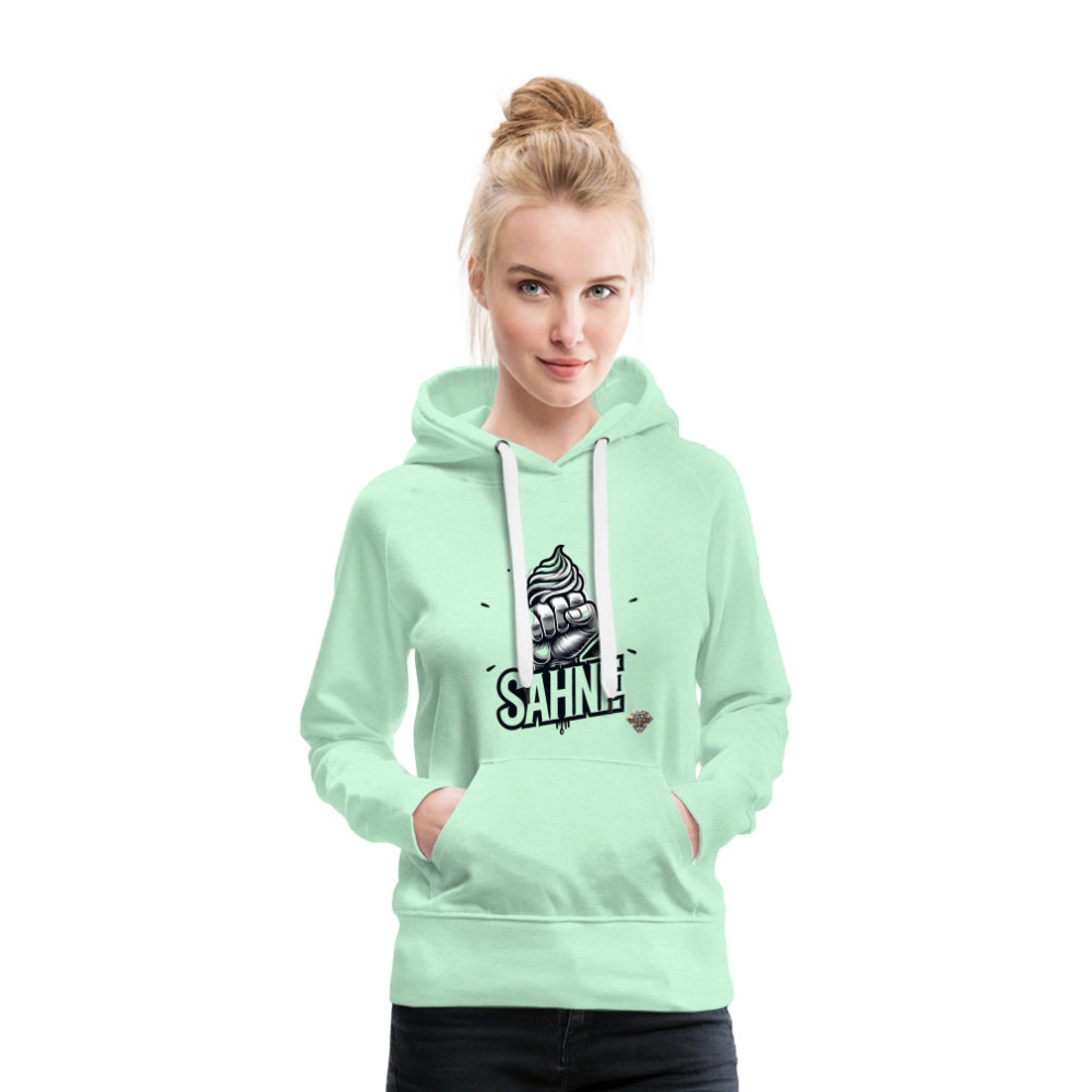 Frauen Premium Hoodie - helles Mintgrün