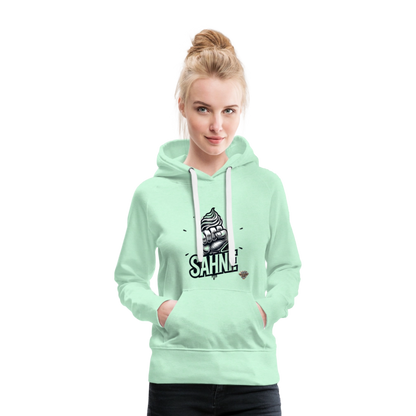 Frauen Premium Hoodie - helles Mintgrün