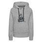 Frauen Premium Hoodie - Grau meliert