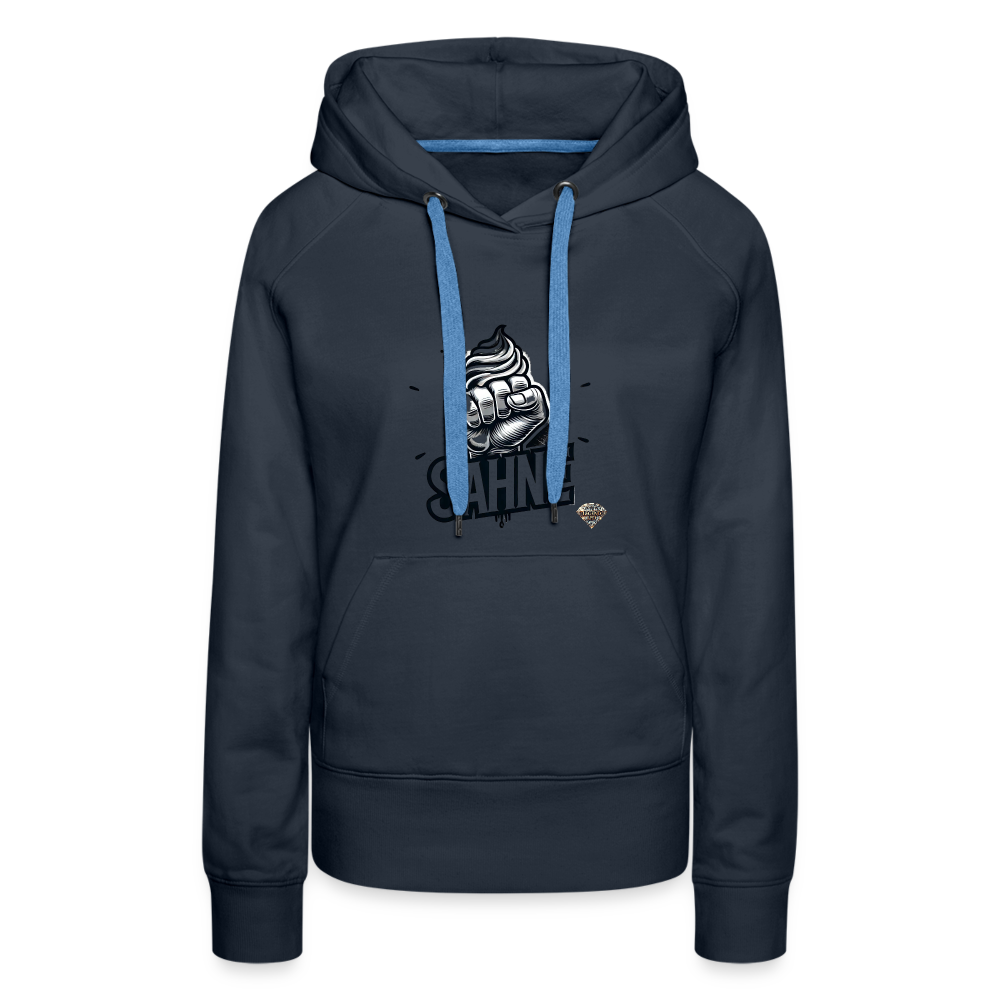 Frauen Premium Hoodie - Navy