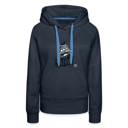 Frauen Premium Hoodie - Navy