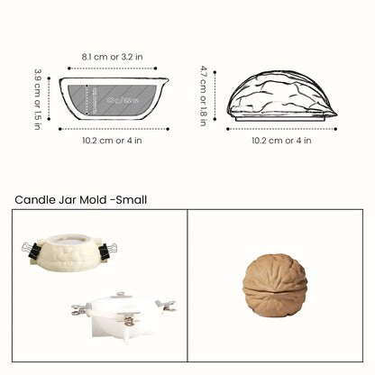 Walnussschale Silikonform