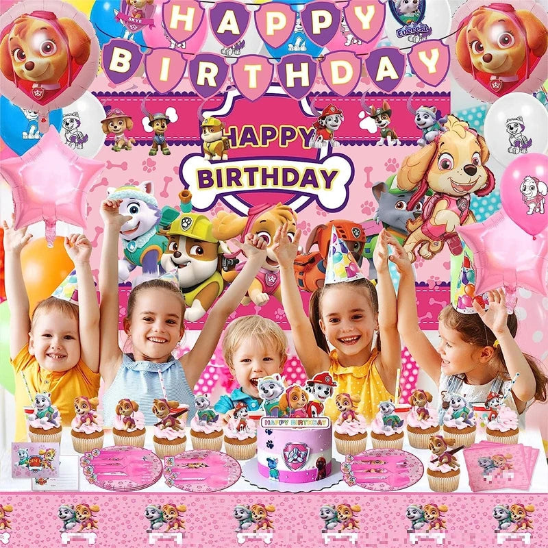 Paw Patrol Skye Geburtstag Dekoration Rosa