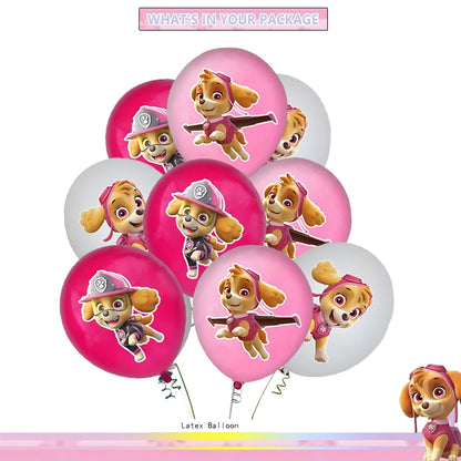 Paw Patrol Skye Geburtstag Dekoration Rosa