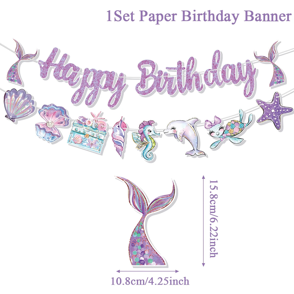 Meerjungfrauen Partyset‘s in vielen Varianten