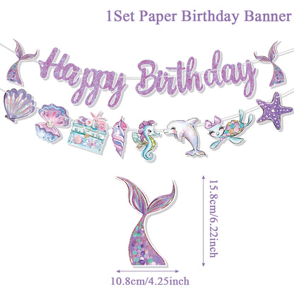 Meerjungfrauen Partyset‘s in vielen Varianten