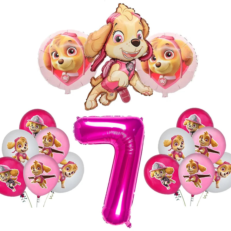 Paw Patrol Skye Geburtstag Dekoration Rosa
