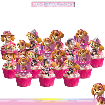 Paw Patrol Skye Geburtstag Dekoration Rosa