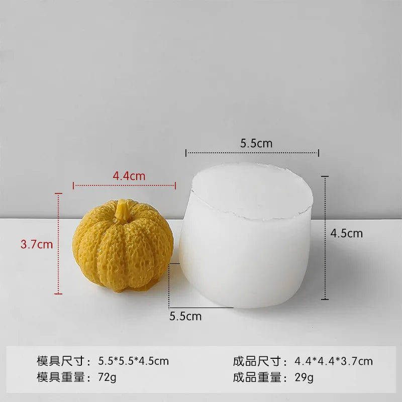 3D Silikon Kürbis