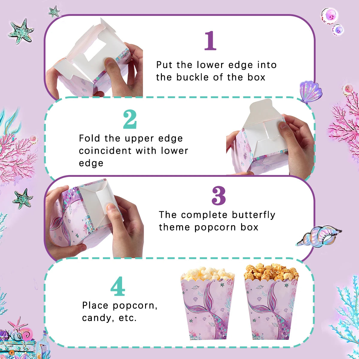 Meerjungfrauen Partyset‘s in vielen Varianten