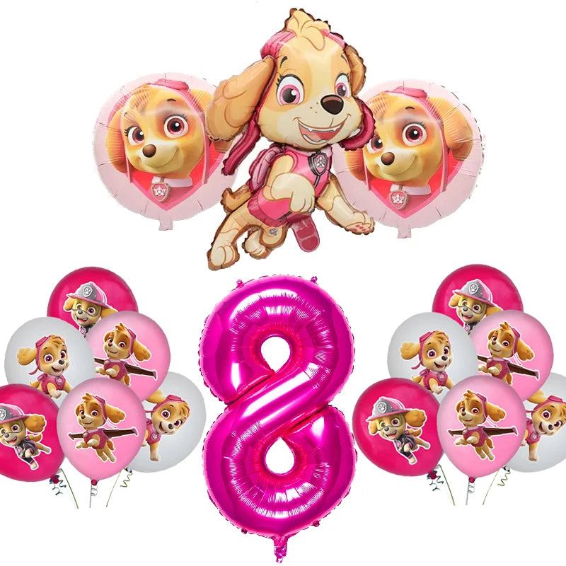 Paw Patrol Skye Geburtstag Dekoration Rosa