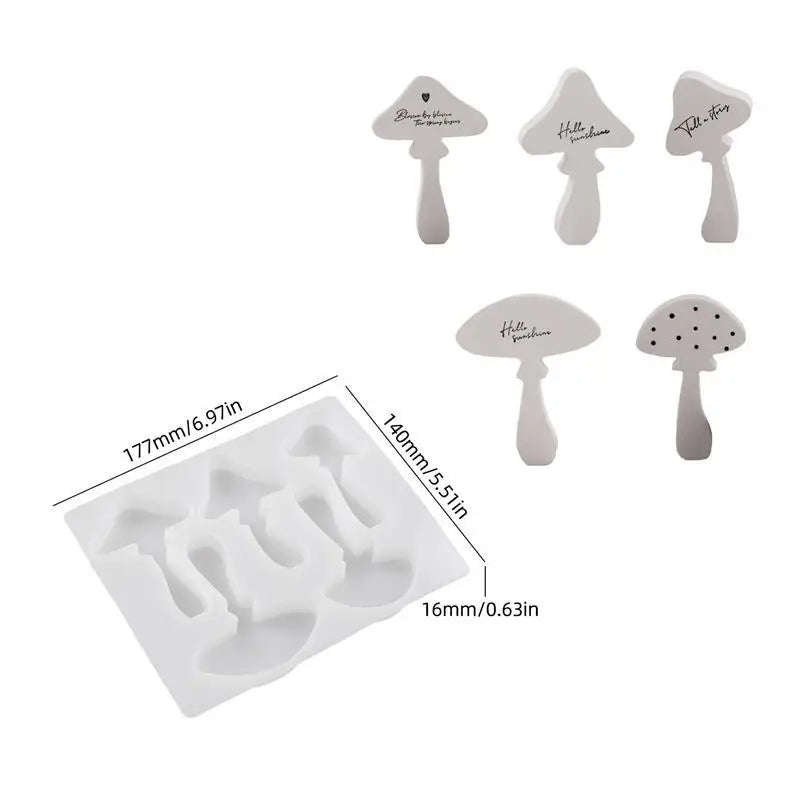 3D Pilz Kerze Silikonform