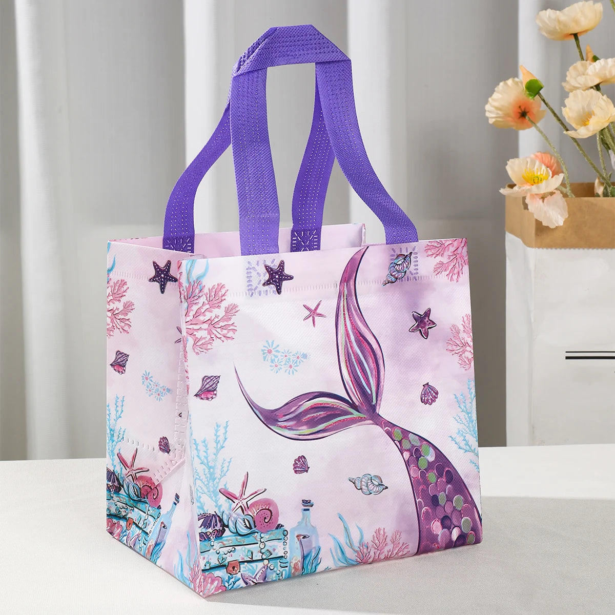 Meerjungfrau Partygeschenk-Taschen 4 Stück