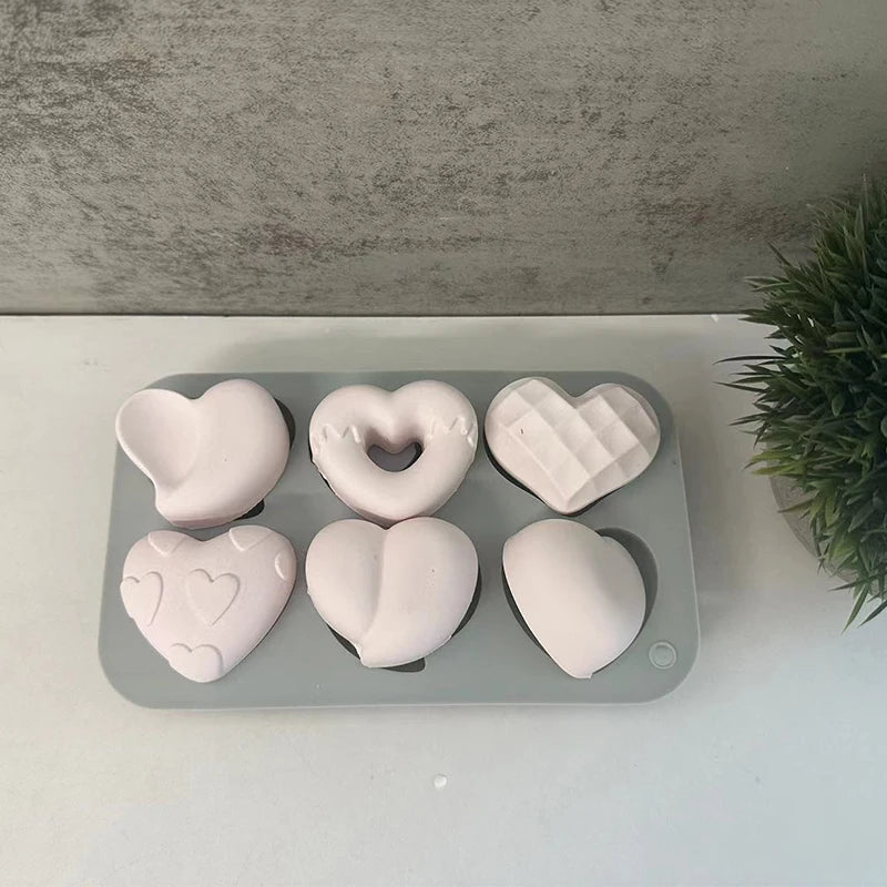 Silikonformherzen