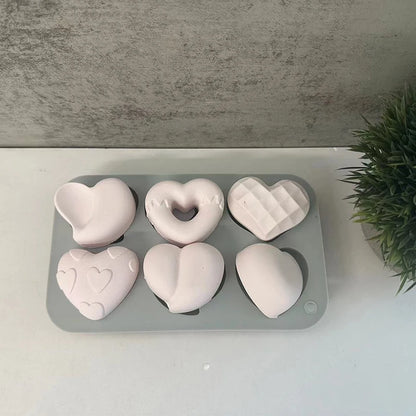 Silikonformherzen