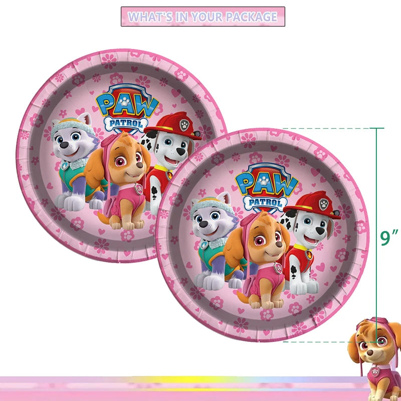 Paw Patrol Skye Geburtstag Dekoration Rosa