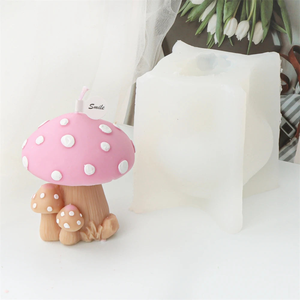 Süße Pilzsilikonformen