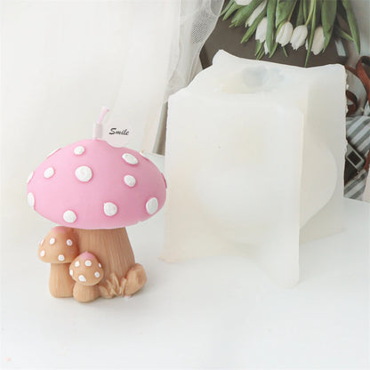 Süße Pilzsilikonformen