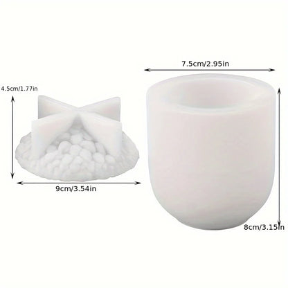 Tannenzapfenbehälter Silikonform