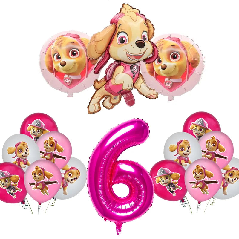 Paw Patrol Skye Geburtstag Dekoration Rosa