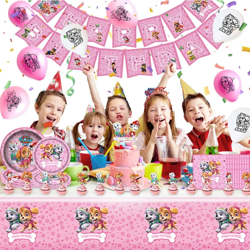Paw Patrol Skye Geburtstag Dekoration Rosa