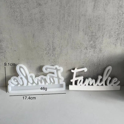 Silikonform Familie & Co