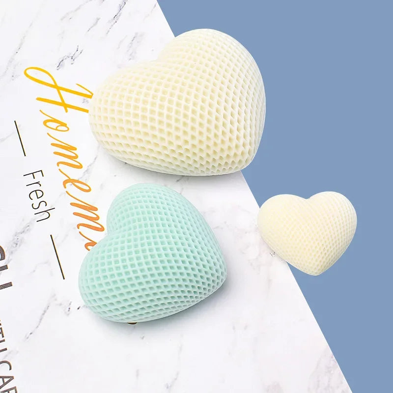 Gewebte Silikonformherzen