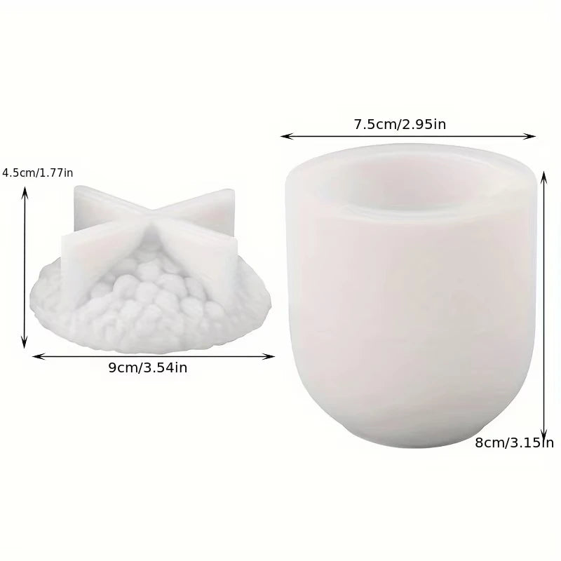 Tannenzapfenbehälter Silikonform