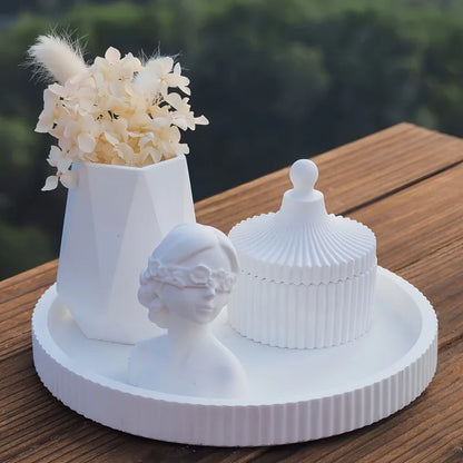 Vasen/Tablett &Co Silikonformen