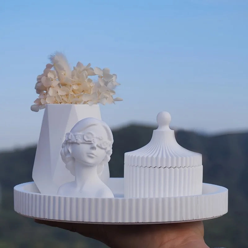 Vasen/Tablett &Co Silikonformen