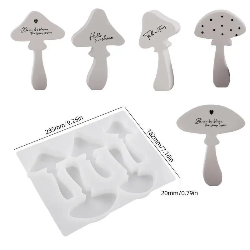 3D Pilz Kerze Silikonform