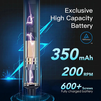 Mini Elektroschrauber Set 28 in 1 Magnetische Präzisionsbits Wiederaufladbarer Akkuschrauber