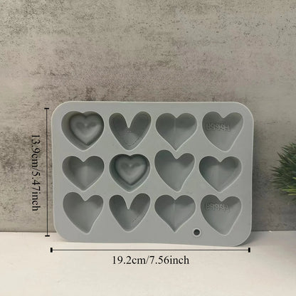 Silikonformherzen