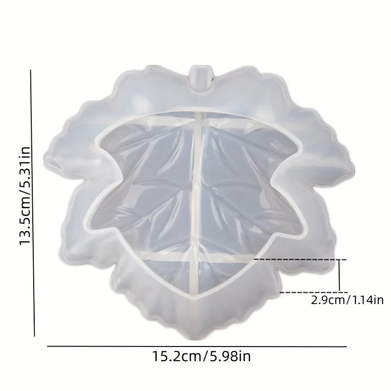 3D Ahornblatt Silikonform