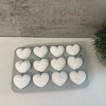 Silikonformherzen