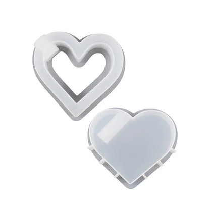 Herz-Kerzenständer Silikonform