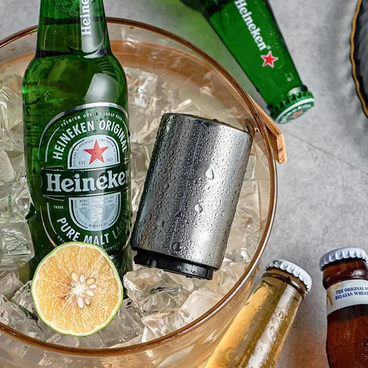 Automatischer Flaschenöffner in verschiedenen Farben