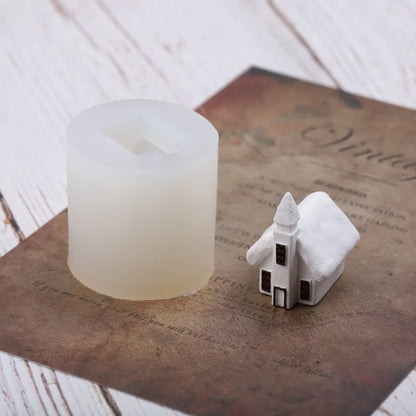 Silikongießform Weihnachtshaus