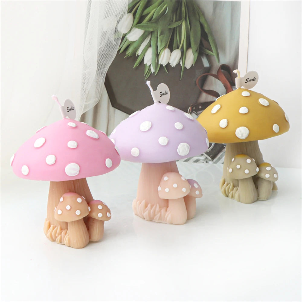 Süße Pilzsilikonformen