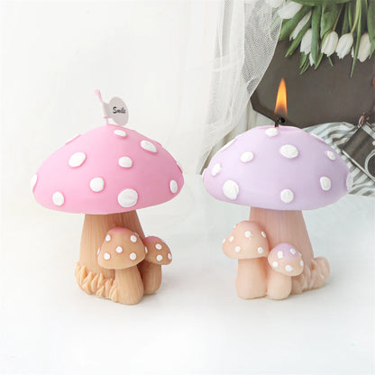 Süße Pilzsilikonformen