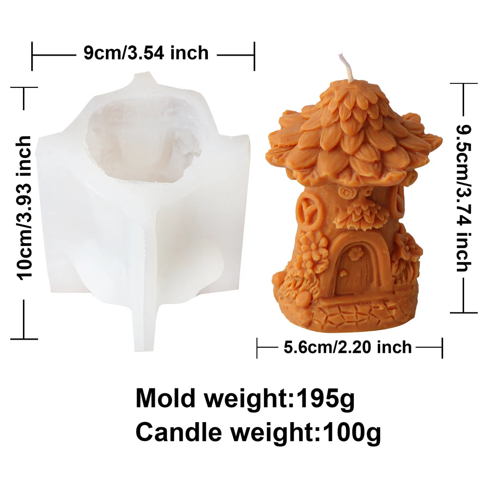 Süße Pilzsilikonformen